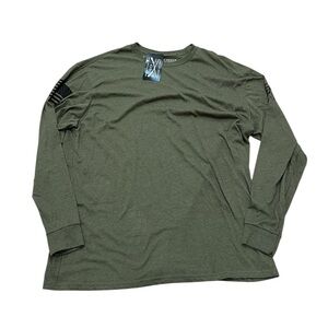 Grunt Style Basic Long Sleeve T-Shirt - Military Green